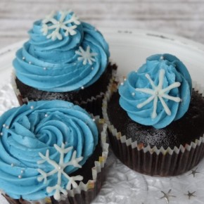 [Rezept] Wintercupcakes mit Schneeflocken